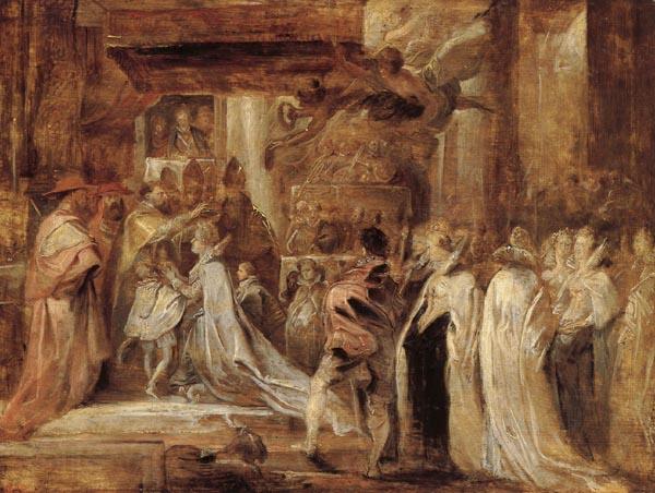 Peter Paul Rubens The Coronation of Marie de' Medici